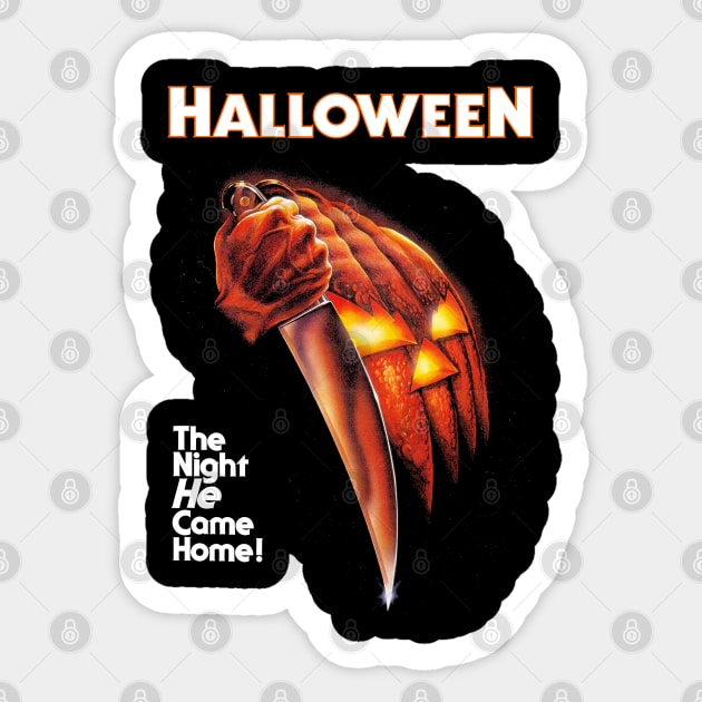 Halloween The Night He Came Home! Sticker by Burblues